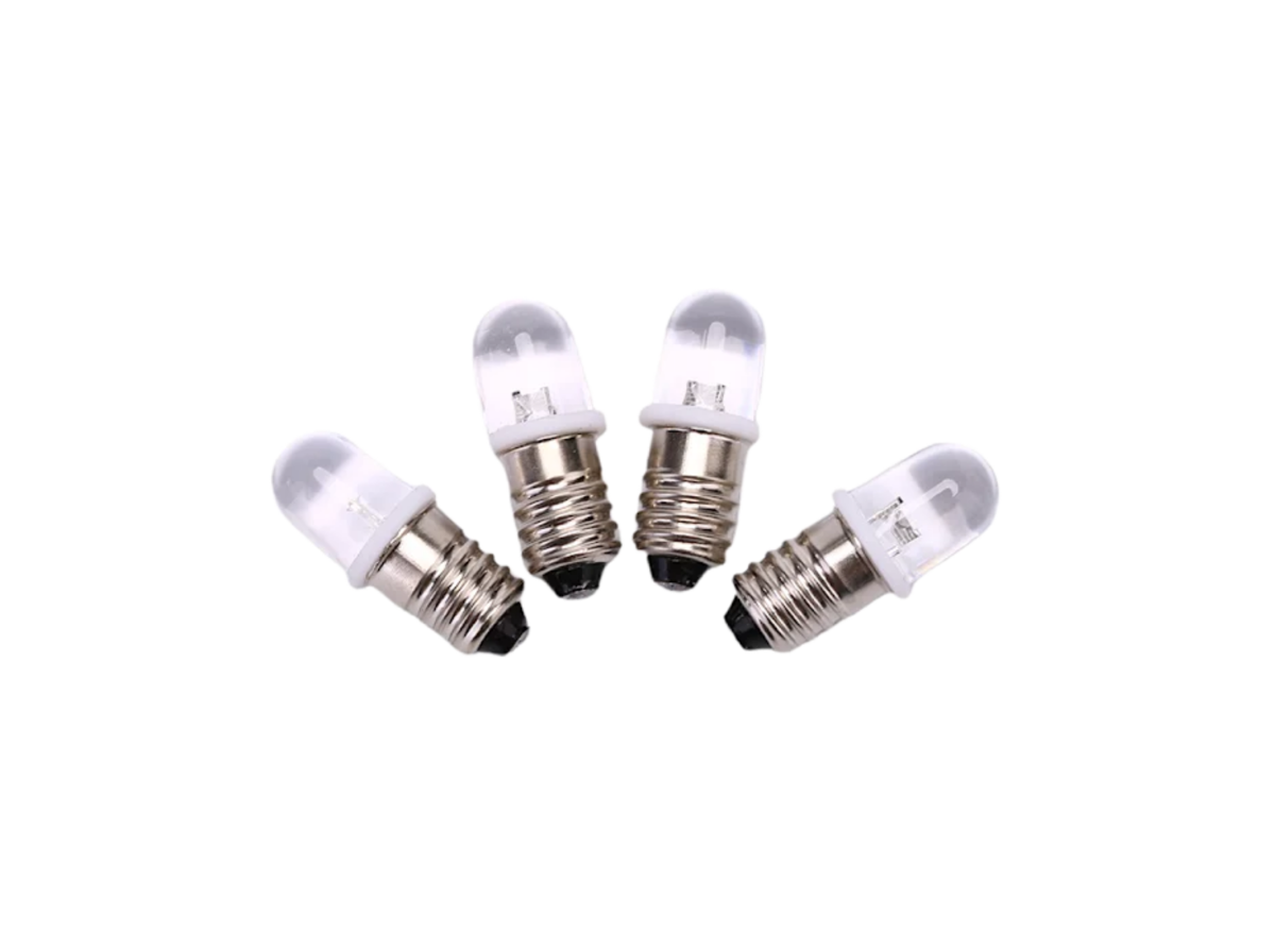 E-10 LED Warm Wit 3V (10 stuks)